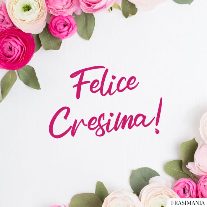 Auguri felice Cresima