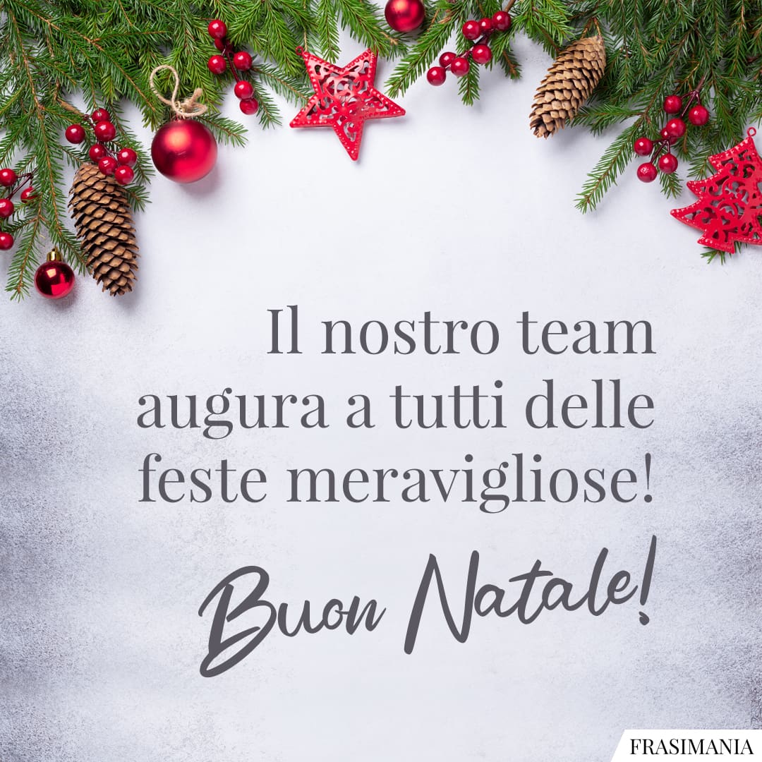 Il nostro team augura a tutti delle feste meravigliose! Buon Natale!