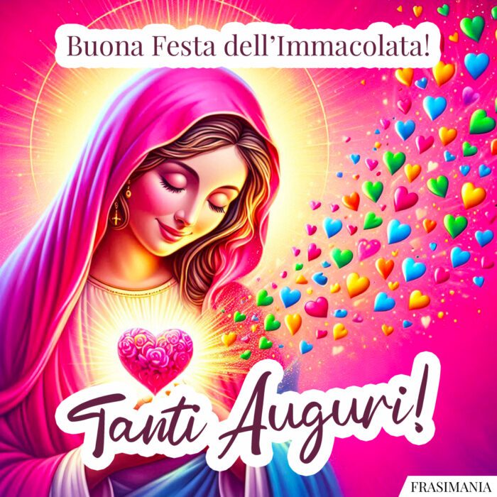 Buona Festa dell’Immacolata! Tanti Auguri!