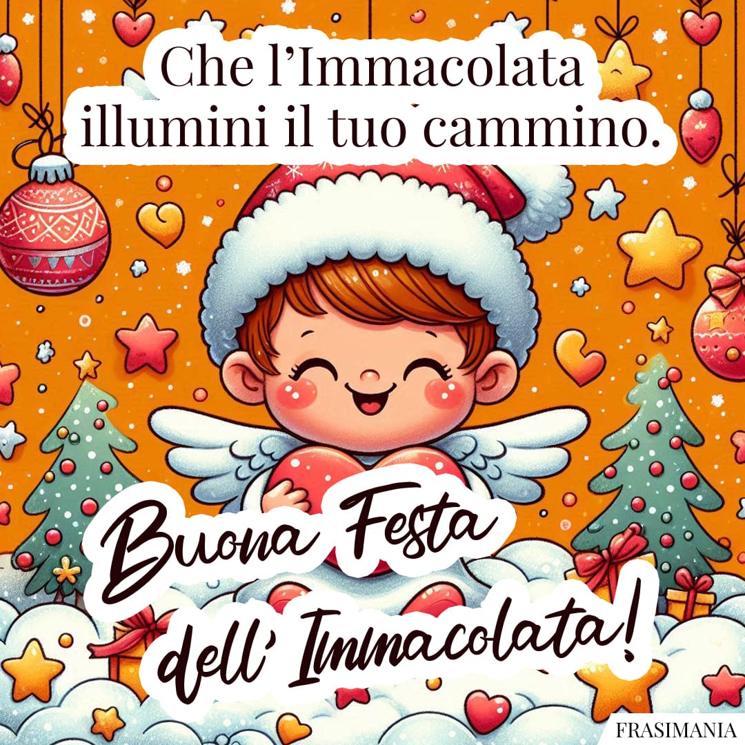 Che l’Immacolata illumini il tuo cammino. Buona Festa dell'Immacolata!
