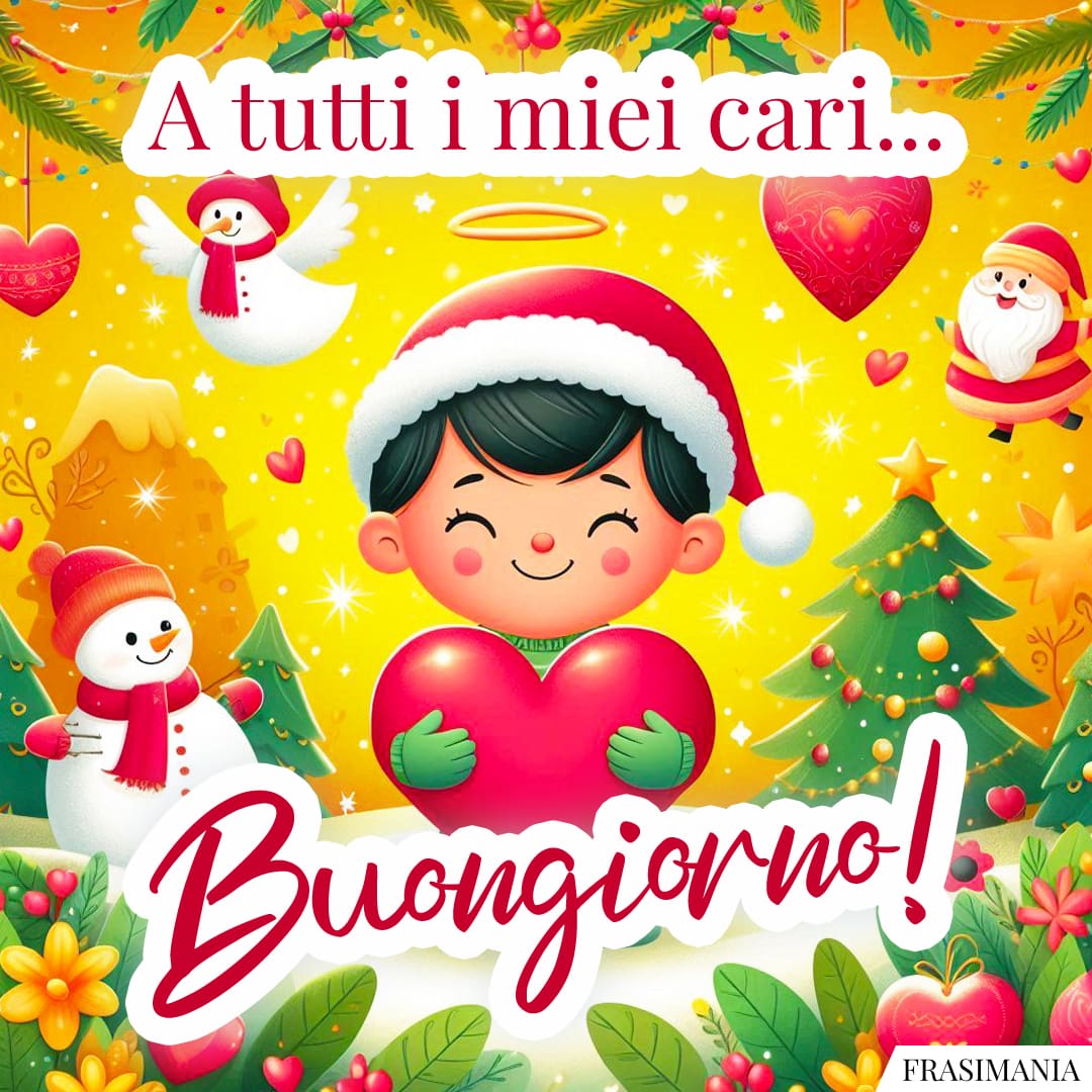 A tutti i miei cari... Buongiorno!