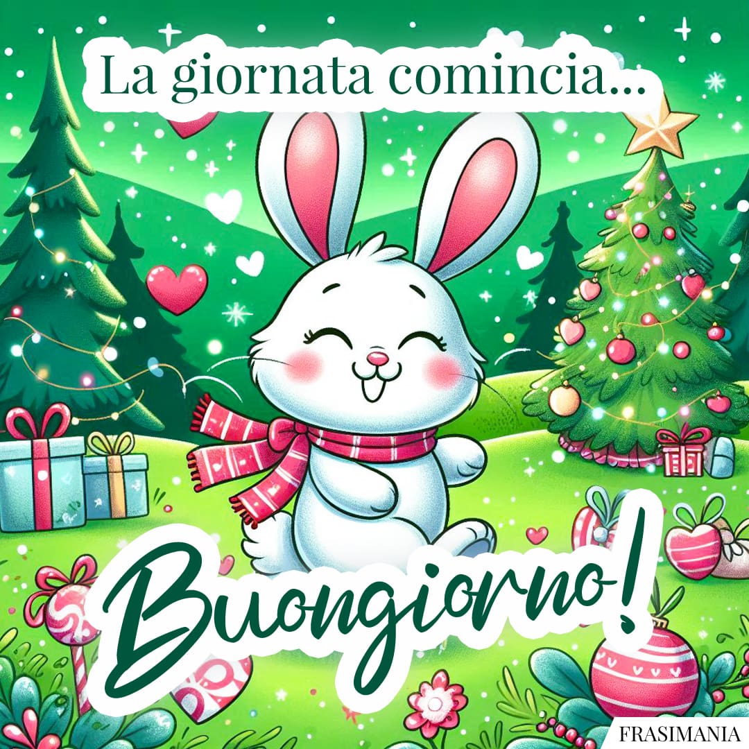 La giornata comincia... Buongiorno!