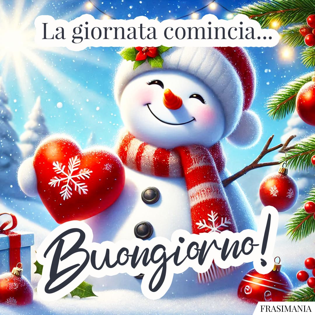 La giornata comincia... Buongiorno!