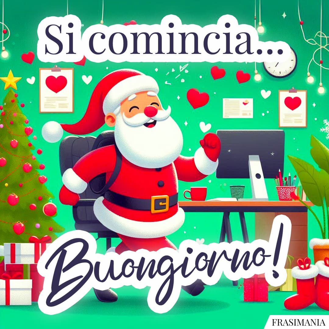 Si comincia... Buongiorno!