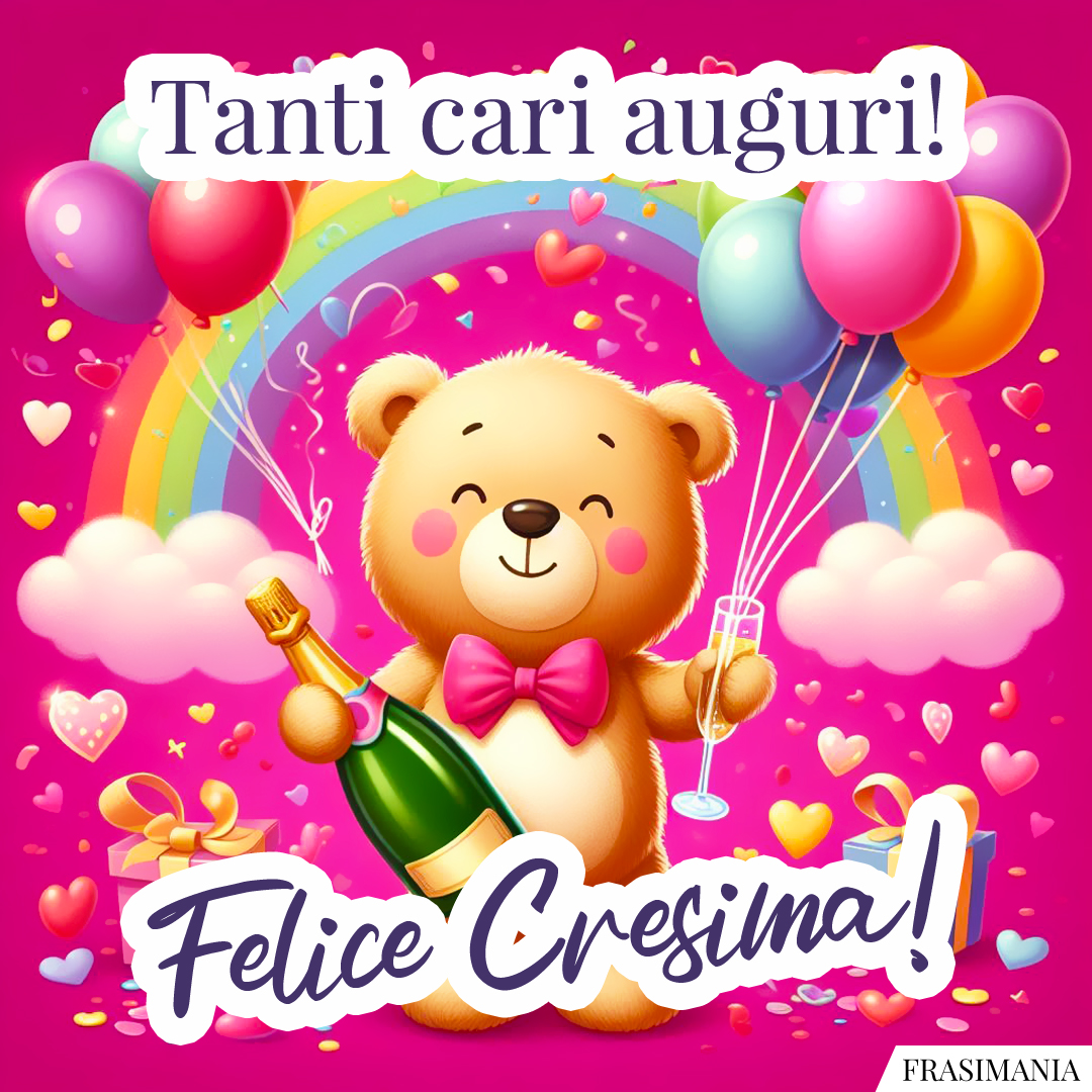 Tanti cari auguri! Felice Cresima!