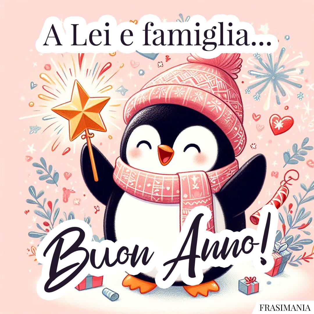 A Lei e famiglia... Buon Anno!