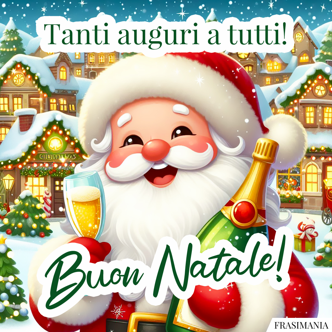 Tanti auguri a tutti! Buon Natale!