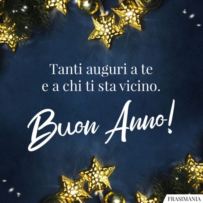 Tanti auguri Buon Anno