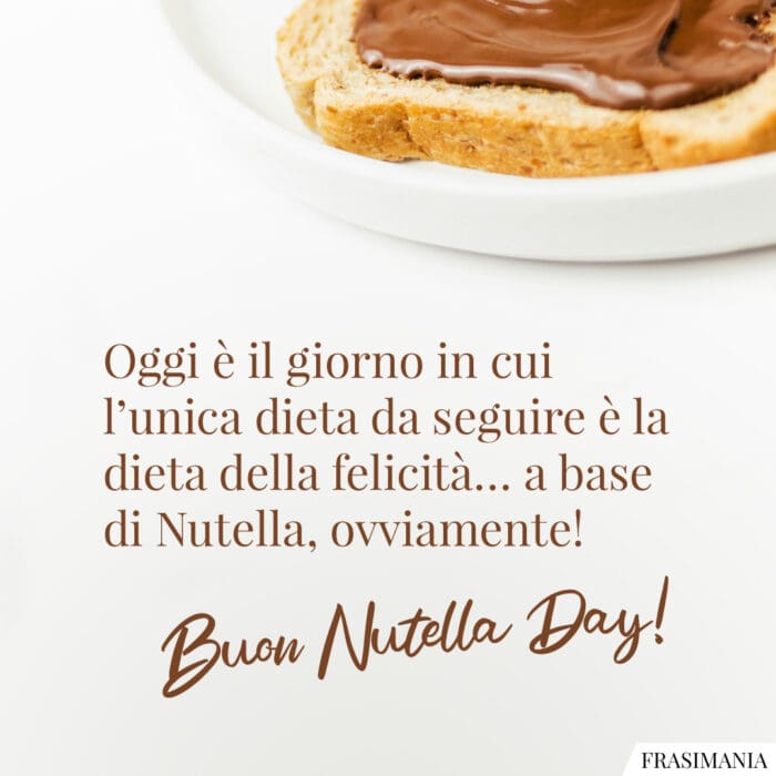 Frasi World Nutella Day