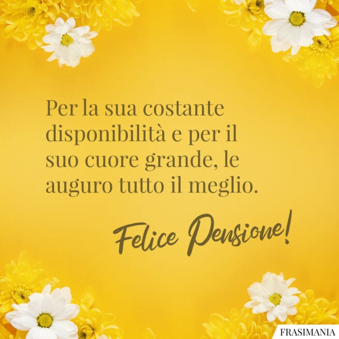 Auguri pensione medico felice