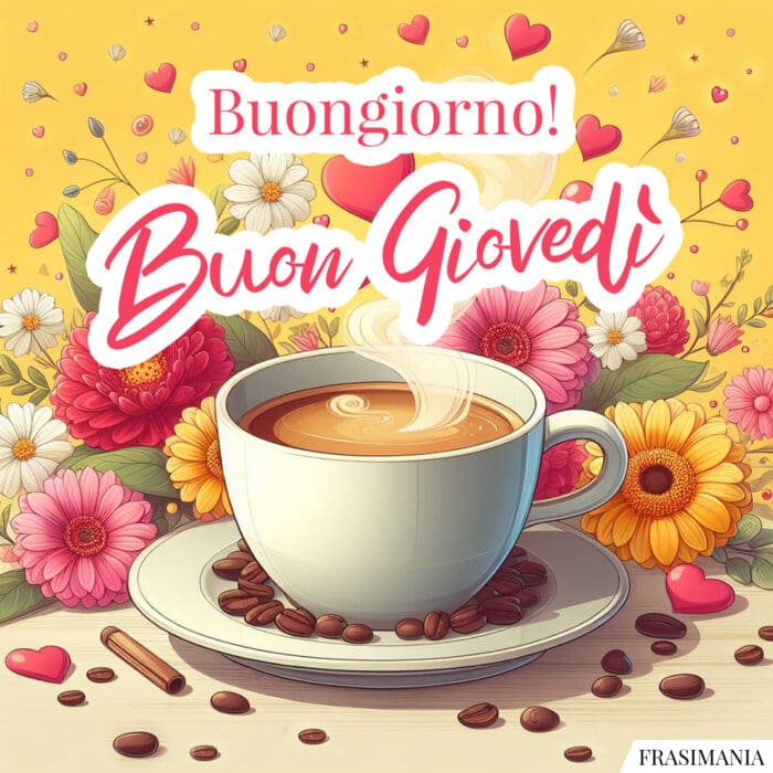 Buon Giovedì buongiorno caffè