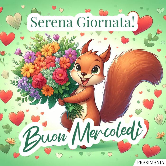 Serena Giornata! Buon Mercoledì.