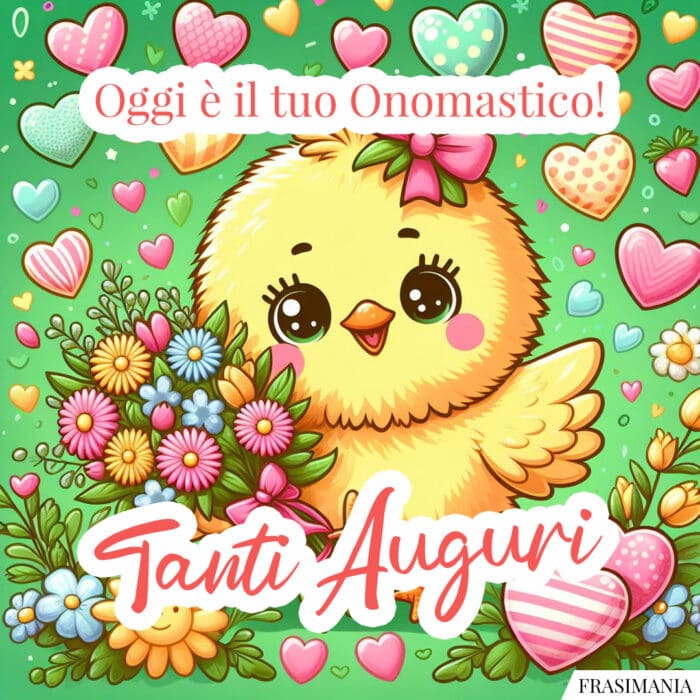 Oggi è il tuo Onomastico! Tanti Auguri.