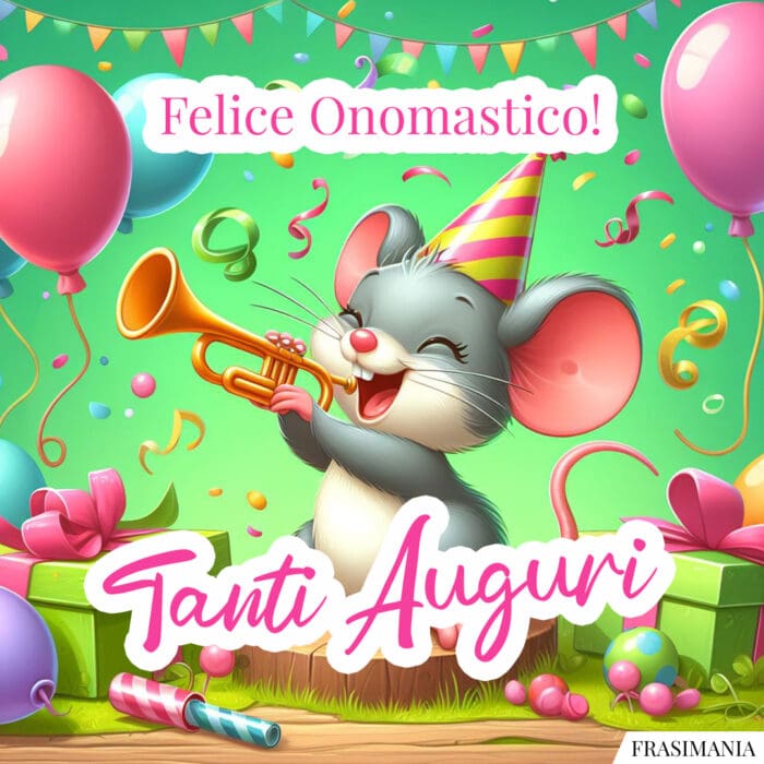 Felice Onomastico! Tanti Auguri.