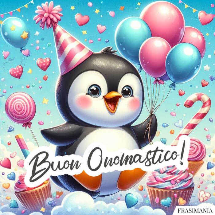 Buon onomastico pinguino