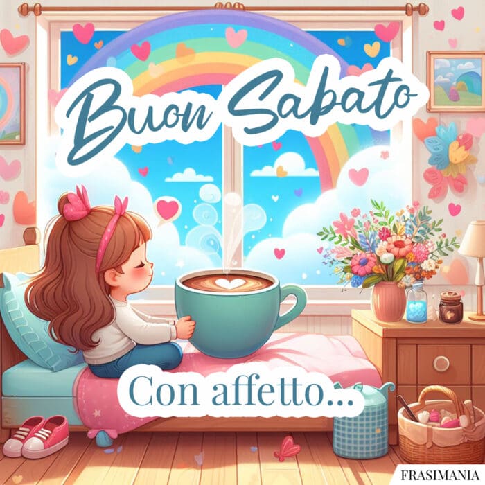 Buon Sabato. Con affetto...