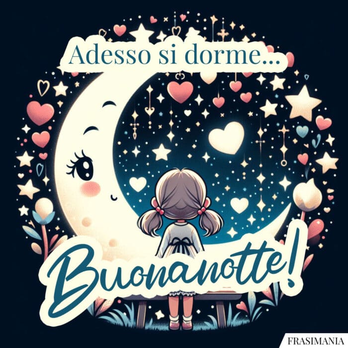 Adesso si dorme... Buonanotte!