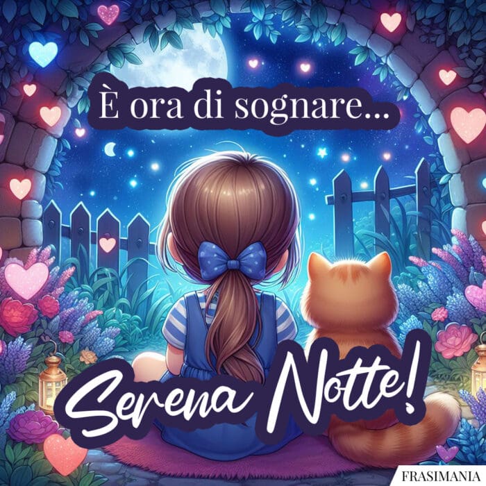 È ora di sognare... Serena Notte!