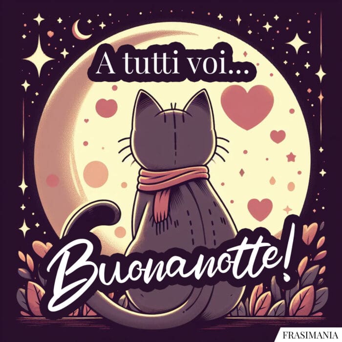 A tutti voi... Buonanotte!