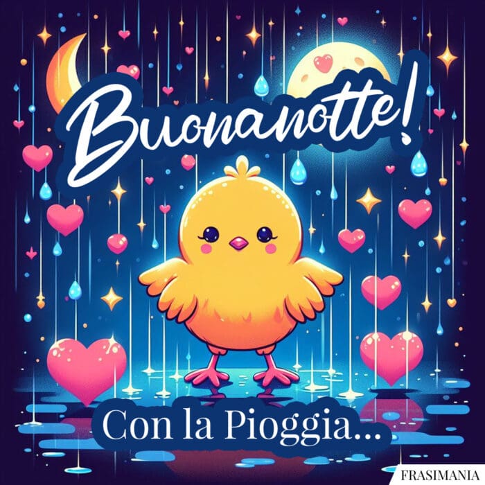 Buonanotte! Con la Pioggia…