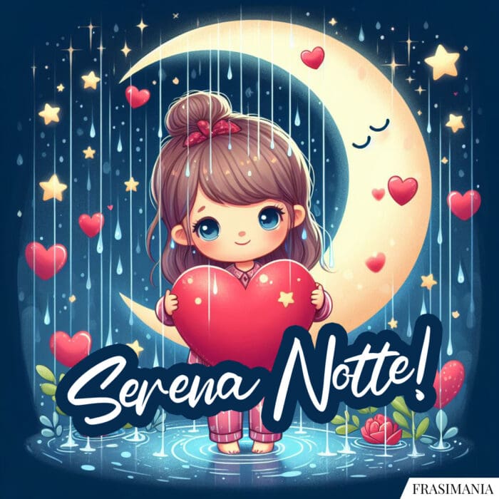 Buonanotte pioggia serena