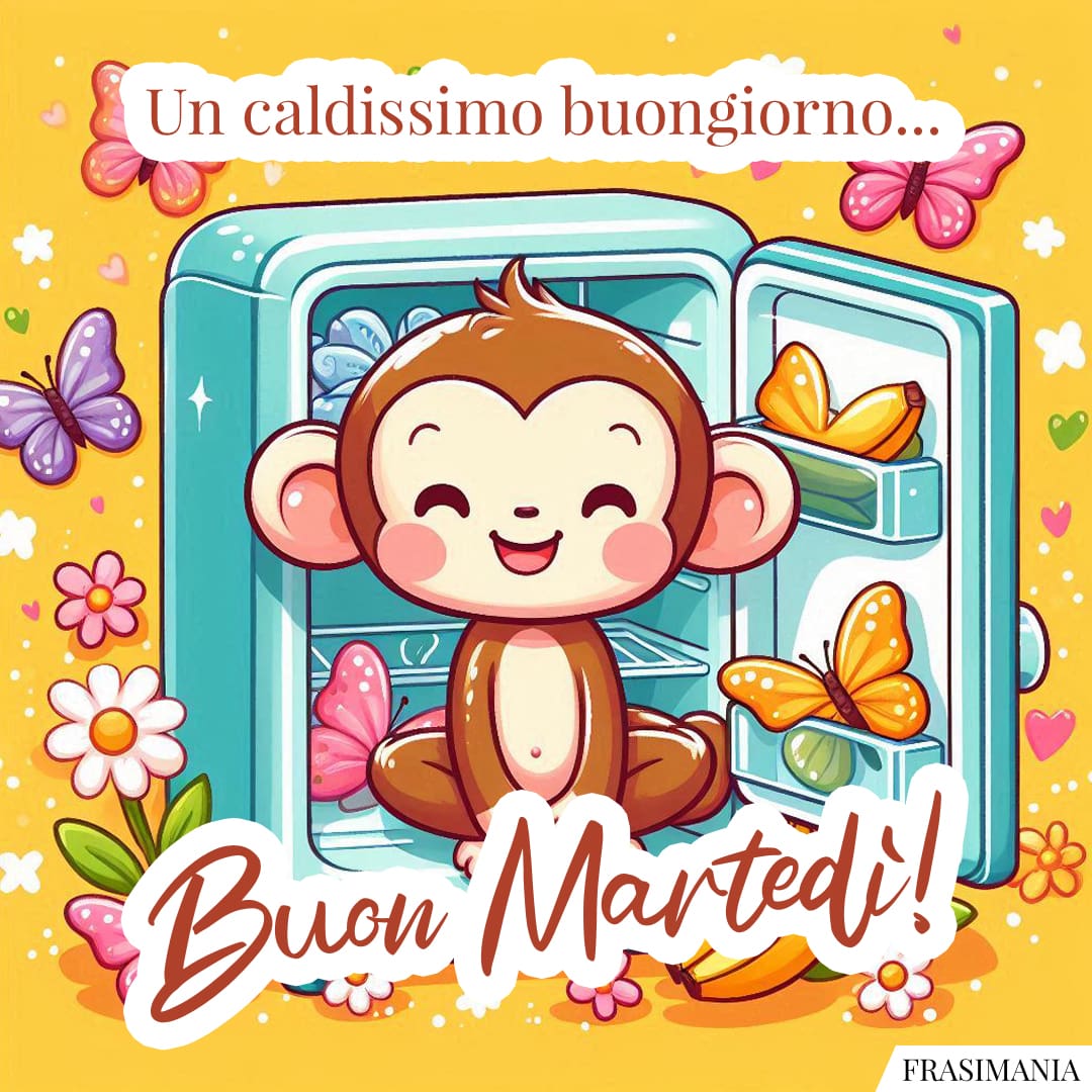 Un caldissimo buongiorno... Buon Martedì!