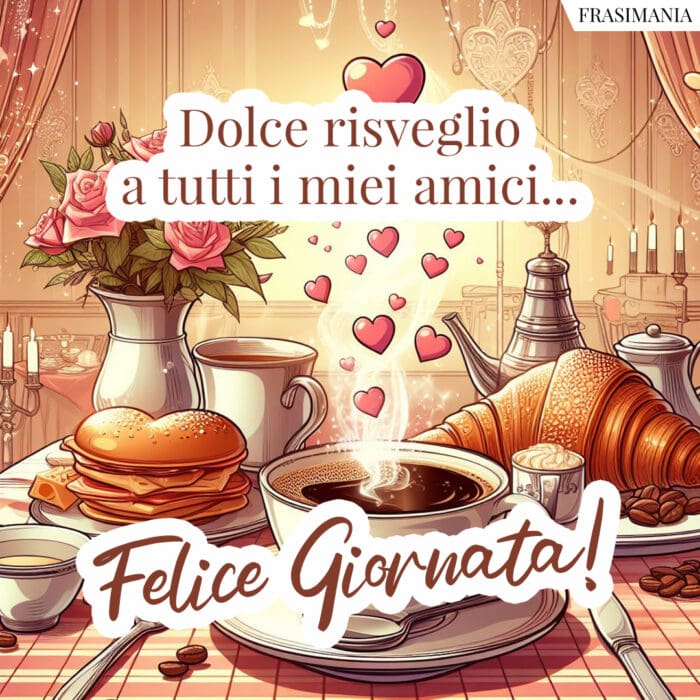 Dolce risveglio a tutti i miei amici… Felice Giornata!