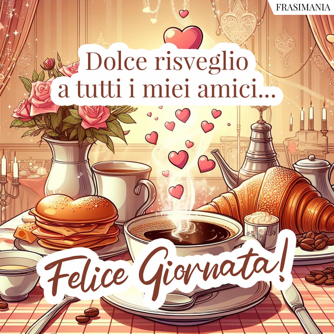 Dolce risveglio a tutti i miei amici... Felice Giornata!
