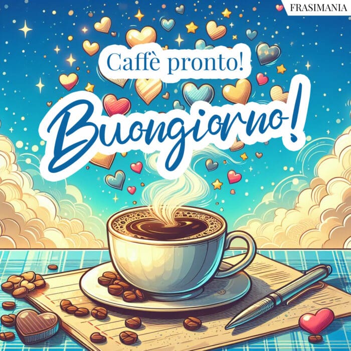 Buongiorno caffè pronto