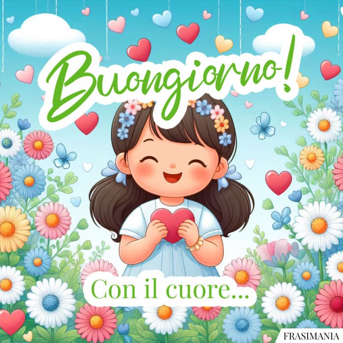 Buongiorno! Con il cuore...