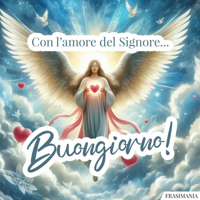 Buongiorno religiose amore Signore