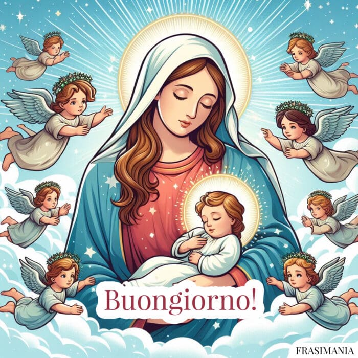 Buongiorno religiose Maria Gesù