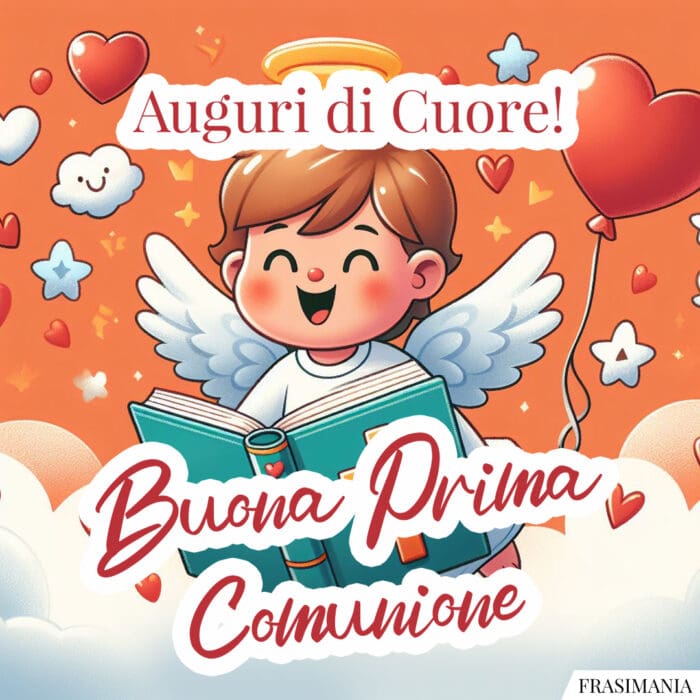 Auguri di Cuore! Buona Prima Comunione.