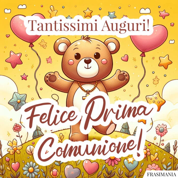 Tantissimi Auguri! Felice Prima Comunione!