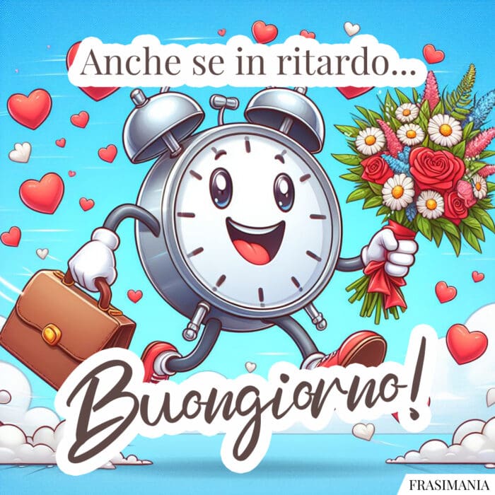 Anche se in ritardo... Buongiorno!