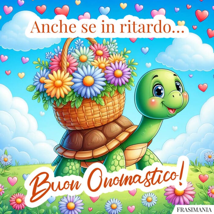 Anche se in ritardo… Buon Onomastico!