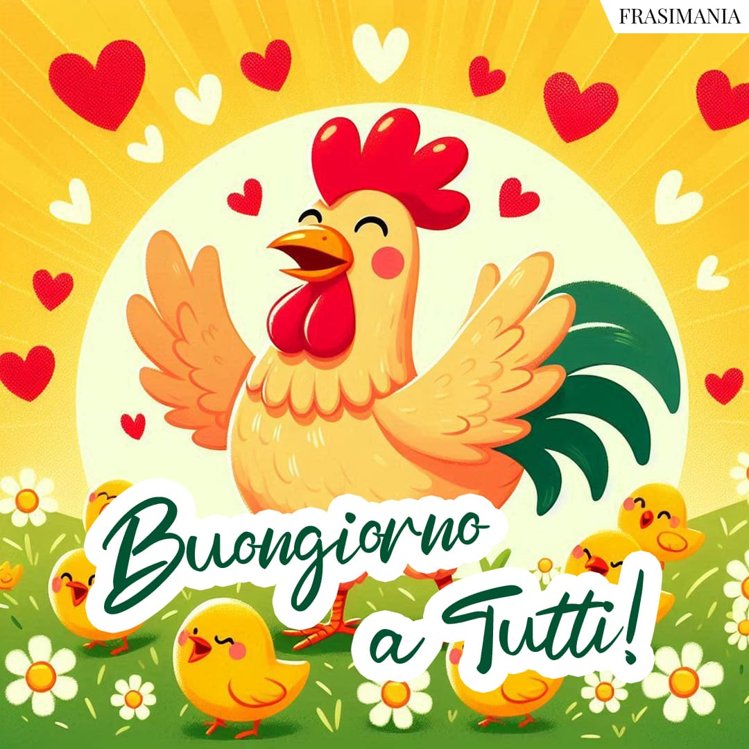 Buongiorno a Tutti!