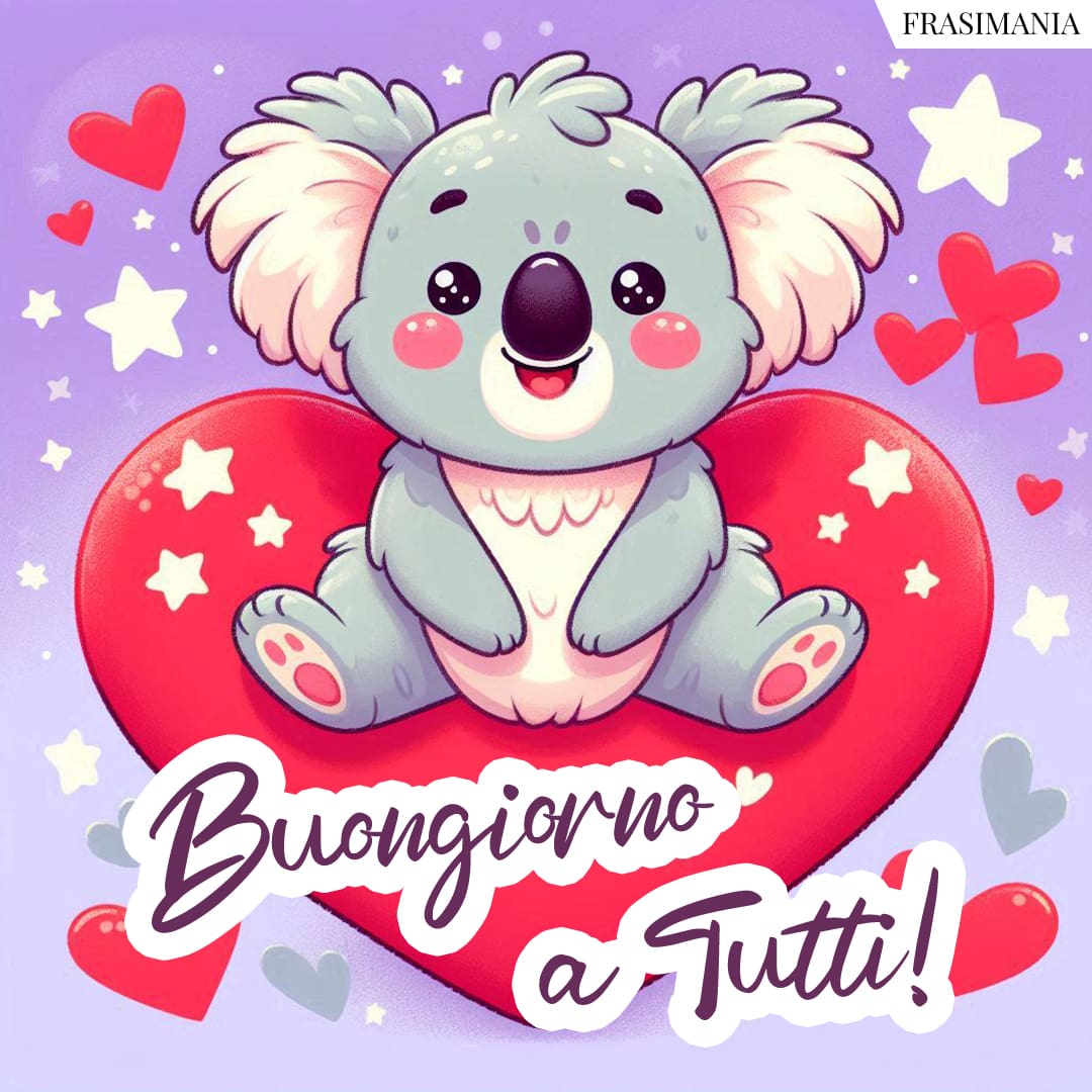 Buongiorno a Tutti!