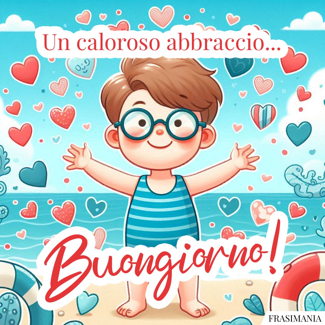 Un caloroso abbraccio... Buongiorno!