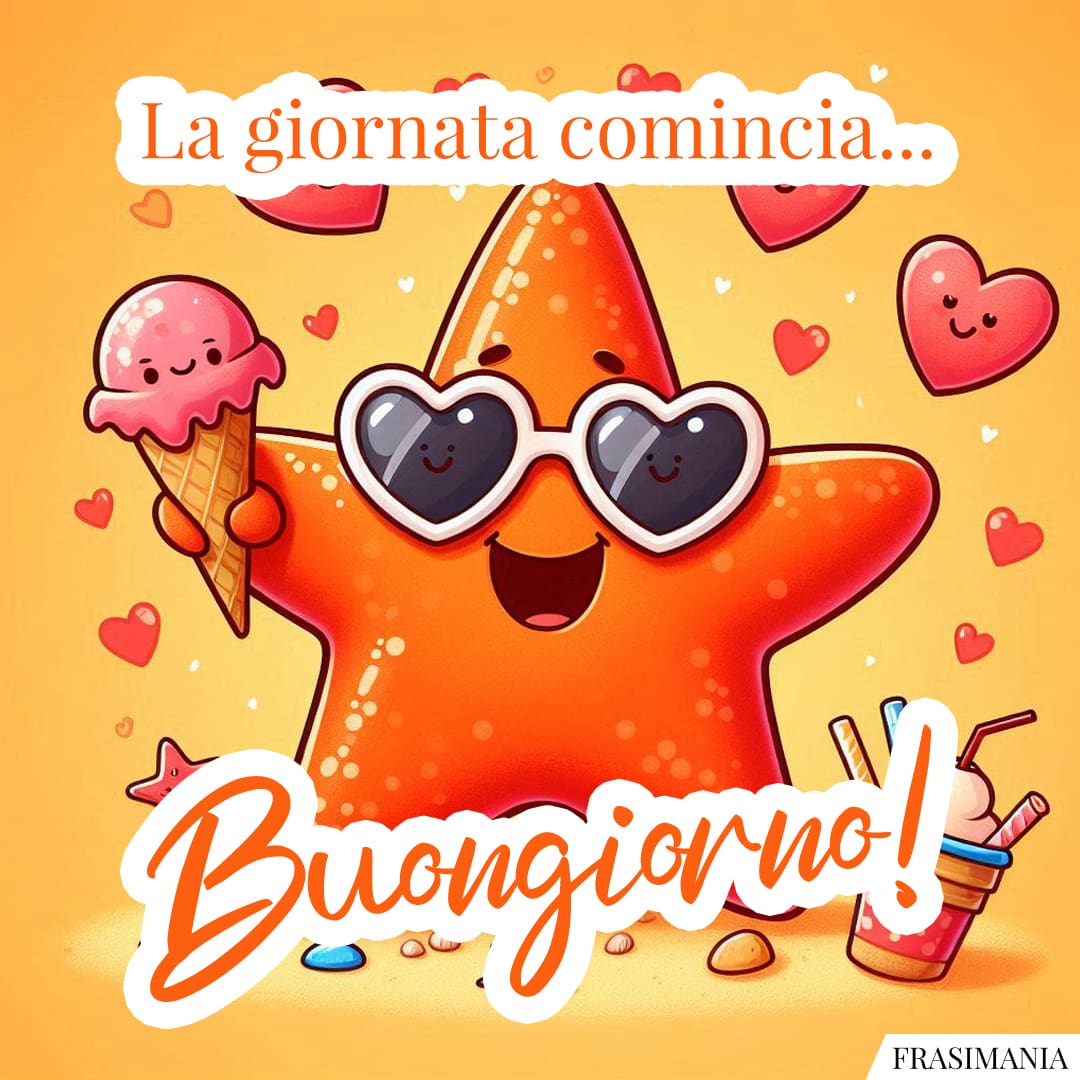 La giornata comincia... Buongiorno!