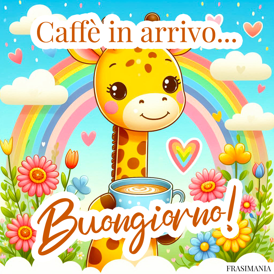 Caffè in arrivo... Buongiorno!