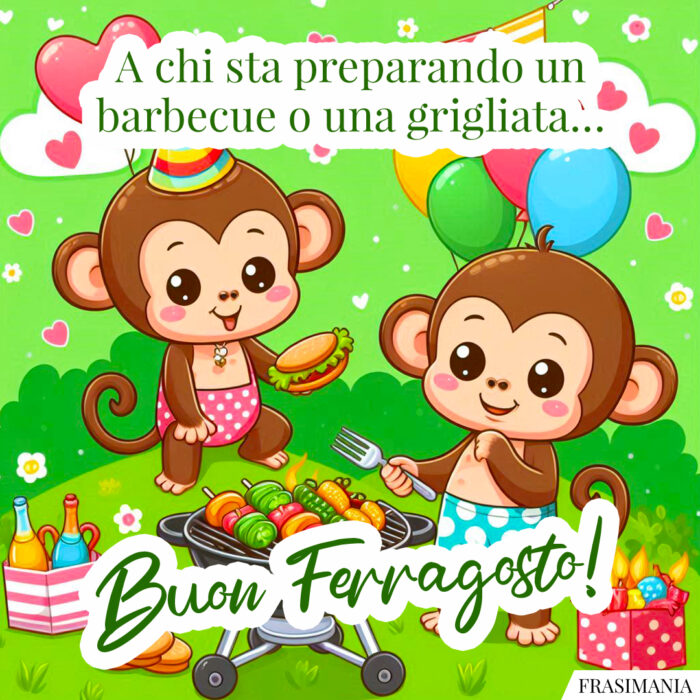A chi sta preparando un barbecue o una grigliata… Buon Ferragosto!