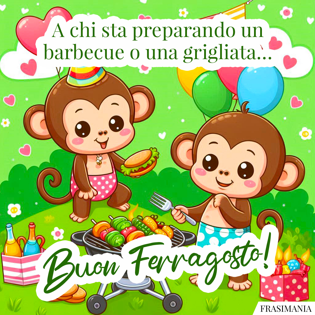 A chi sta preparando un barbecue o una grigliata… Buon Ferragosto!