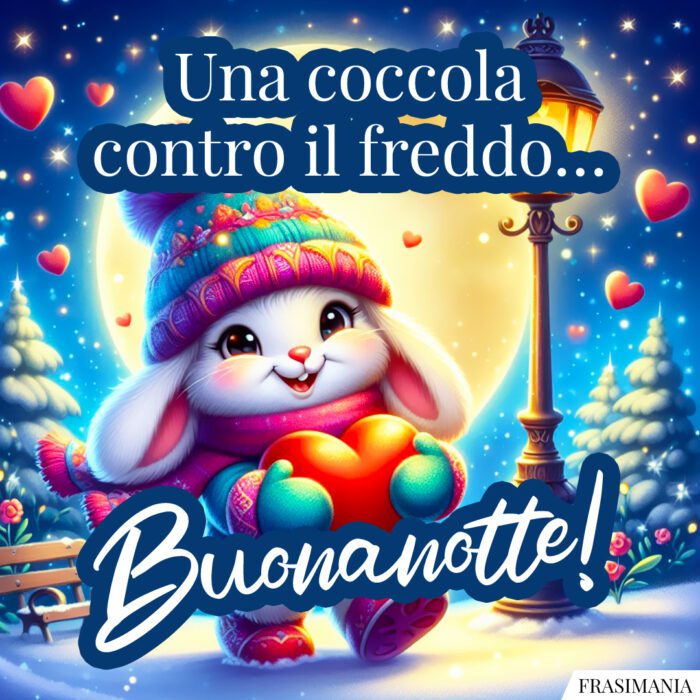 Una coccola contro il freddo… Buonanotte!